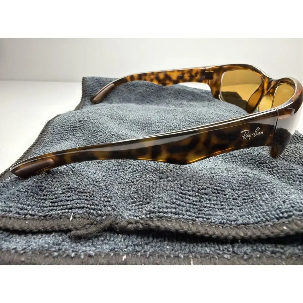 Ray-Ban RB4160 710/3N Sunglasses Tortoise Brown Crystal Lens Wrap Frames Only